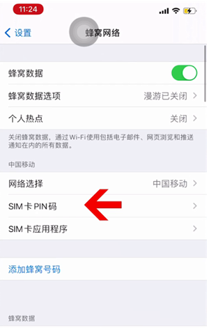 南宫苹果14维修网分享如何给iPhone14的SIM卡设置密码 